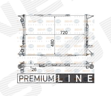 Радиатор Signeda RA60323Q