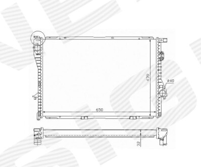 Радіатор Signeda RA60603Q