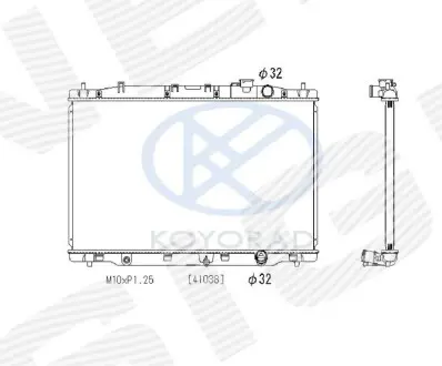 Радиатор Signeda RA606443K