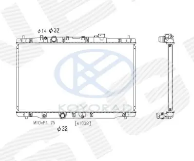 Радиатор Signeda RA606522K