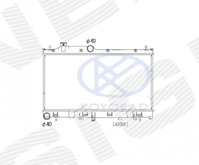 Радиатор Signeda RA606532Q