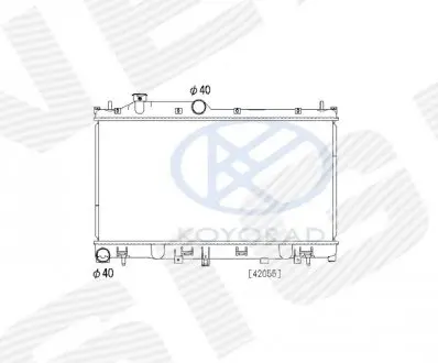 Радиатор Signeda RA606532Q