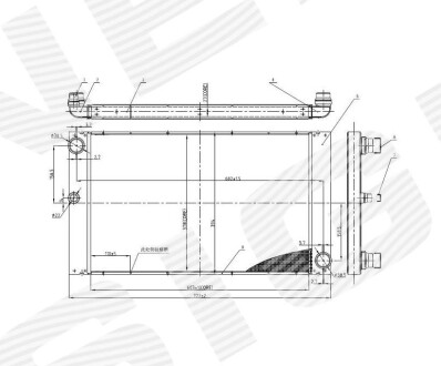 Радиатор Signeda RA60762