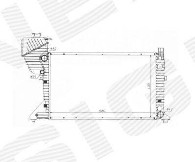 Радиатор Signeda RA62519A