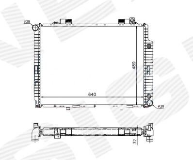 Радиатор Signeda RA62665Q