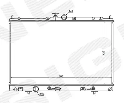 Радіатор Signeda RA62893Q