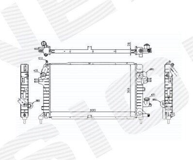 Радиатор Signeda RA63029Q