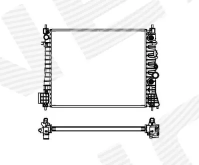 Радиатор Signeda RA630777Q