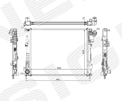 Радіатор Signeda RA63122Q