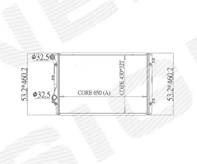 Радиатор Signeda RA65279Q