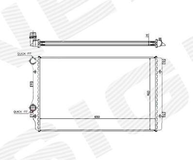 Радіатор Signeda RA65280Q