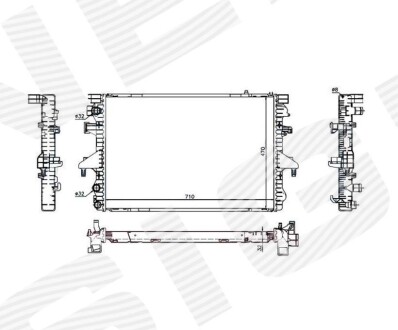 Радіатор Signeda RA65282Q