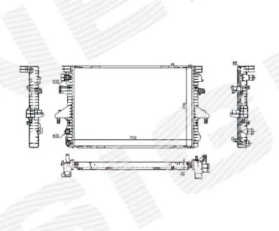 Радіатор Signeda RA65282Q