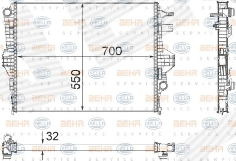 Радиатор Signeda RA65297Q