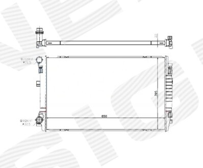 Радиатор Signeda RA65303Q