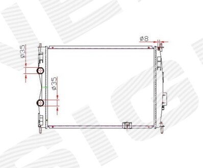 Радиатор Signeda RA67363