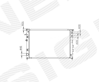 Радиатор Signeda RA67727