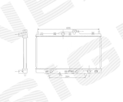 Радиатор Signeda RA68103A