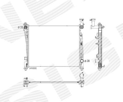 Радиатор Signeda RACR37022Q