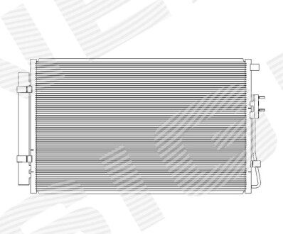 Радіатор кондиціонера HYUNDAI SANTAFE, 13 - 18 Signeda RC940392