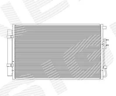 Радіатор кондиціонера HYUNDAI SANTAFE, 13 - 18 Signeda RC940392