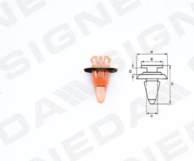 ПЛАСТМАСОВІ ТРИМАЧІ Signeda T102510