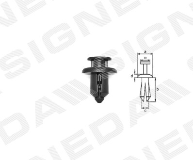 ПЛАСТМАССОВЫЕ ДЕРЖАТЕЛИ Signeda T115110 (фото 1)