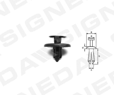 ПЛАСТМАСОВІ ТРИМАЧІ Signeda T115610