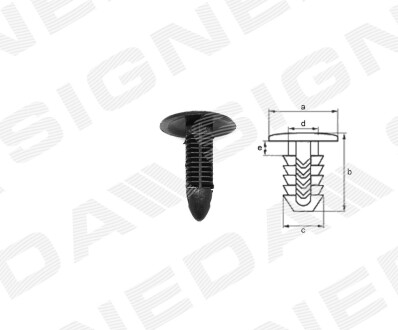 ПЛАСТМАССОВЫЕ ДЕРЖАТЕЛИ Signeda T124710