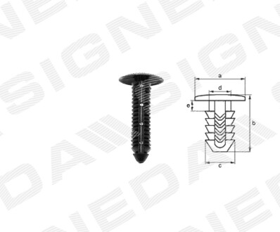 ПЛАСТМАССОВЫЕ ДЕРЖАТЕЛИ Signeda T126910