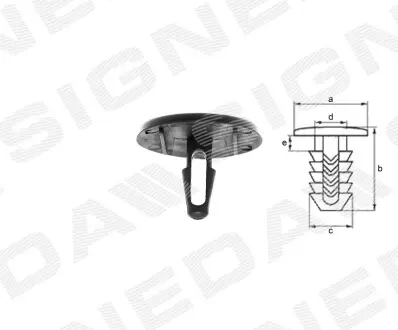 ПЛАСТМАСОВІ ТРИМАЧІ Signeda T130210
