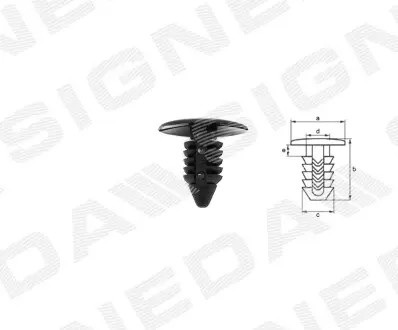 ПЛАСТМАСОВІ ТРИМАЧІ Signeda T135010