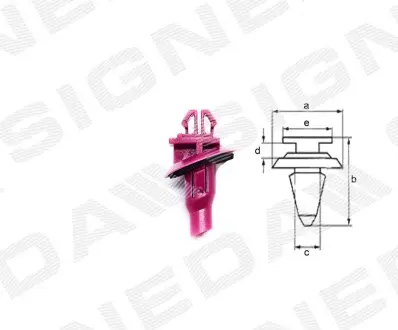ПЛАСТМАССОВЫЕ ДЕРЖАТЕЛИ Signeda T162810