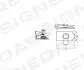 ПЛАСТМАССОВЫЕ ДЕРЖАТЕЛИ Signeda T190510 (фото 1)