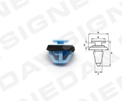 ПЛАСТМАССОВЫЕ ДЕРЖАТЕЛИ Signeda T249610