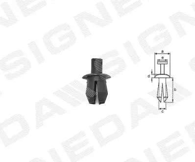 ПЛАСТМАССОВЫЕ ДЕРЖАТЕЛИ Signeda T31110