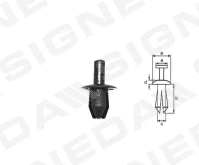 ПЛАСТМАССОВЫЕ ДЕРЖАТЕЛИ Signeda T37510