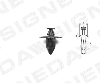ПЛАСТМАСОВІ ТРИМАЧІ Signeda T41310