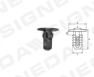 ПЛАСТМАСОВІ ТРИМАЧІ Signeda T64410 (фото 1)