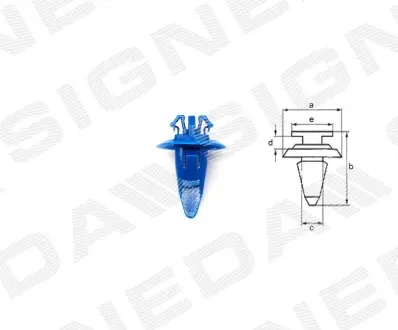 ПЛАСТМАСОВІ ТРИМАЧІ Signeda T66210
