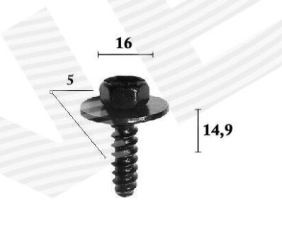 ПЛАСТМАСОВІ ТРИМАЧІ Signeda T7035110