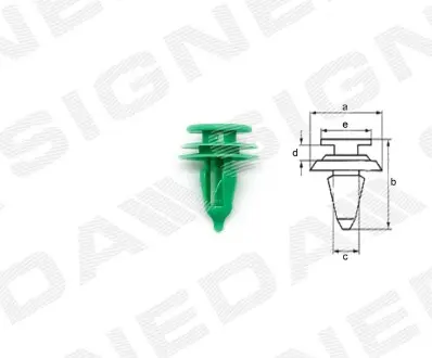 ПЛАСТМАСОВІ ТРИМАЧІ Signeda T73810