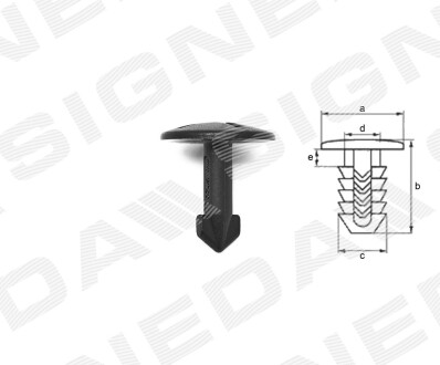 ПЛАСТМАСОВІ ТРИМАЧІ Signeda T7805