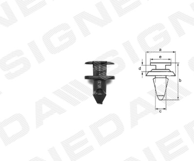 ПЛАСТМАСОВІ ТРИМАЧІ Signeda T86210