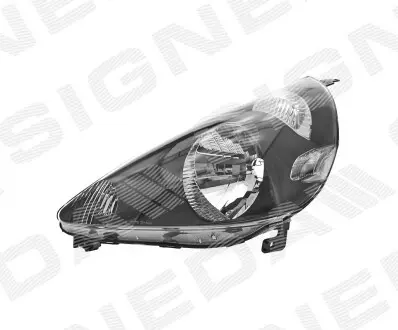 Передняя фара Signeda ZHD1153L