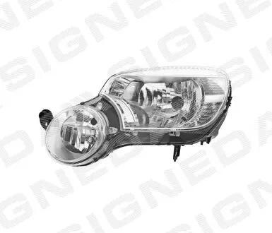 Передняя фара Signeda ZSD1121L