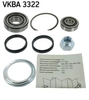 Набор колесных подшипников ступицы. SKF VKBA3322