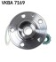 Підшипник ступиці, комплект SKODA/VW Kamiq/Scala/Polo \'\'F \'\'17>> SKF VKBA7169 (фото 3)