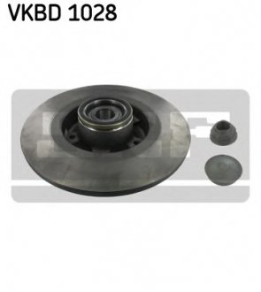 Тормозной диск с задним подшипником SKF VKBD1028