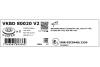 Комплект гальмівних дисків (2 шт) передн Лів/Прав MERCEDES C (CL203), C (W202), C (W203), C T-MODEL (S202), C T-MODEL (S203), CLC (CL203), CLK (A208), CLK (A209), CLK (C208) 1.6-3.6 05.93-06.11 SKF VKBD80020V2 (фото 2)